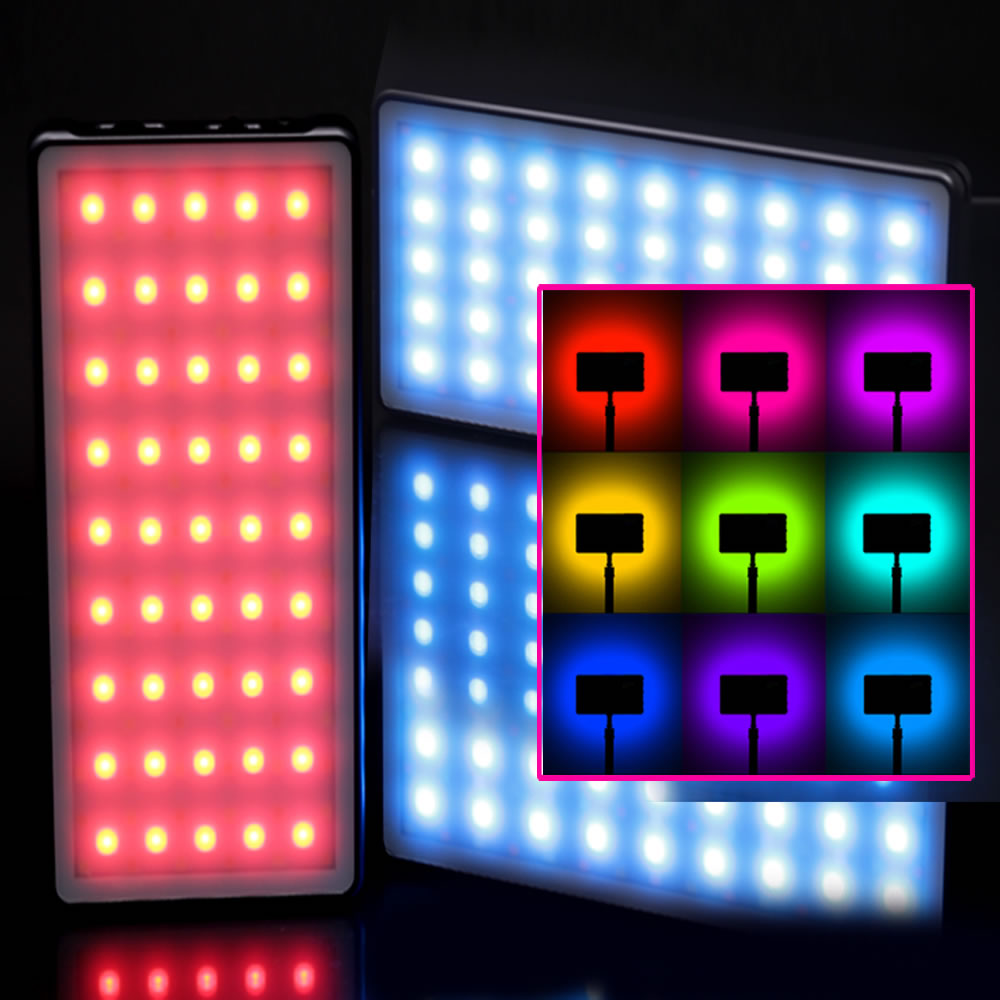 Portable LED RGB Video Light Camera Light Panel